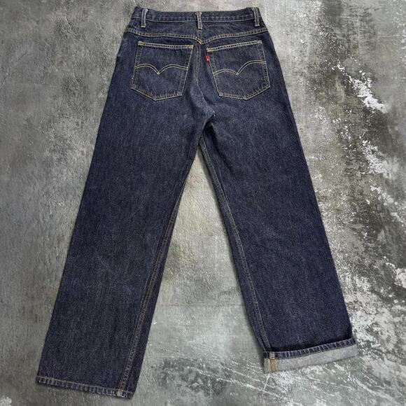 Faded Selvedge LVC Levis Double Knee Jeans. Raw Denim. Size 30 x 32 - Picture 2 of 8